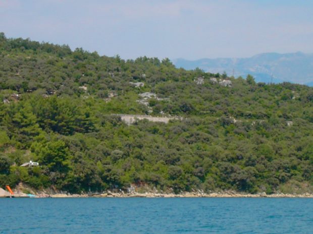 Baugrundstück am Meer in Kroatien Posedarje