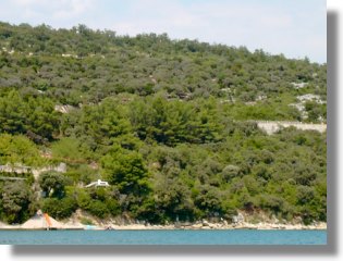 Posedarje Grundstück an der Küste von Kroatien