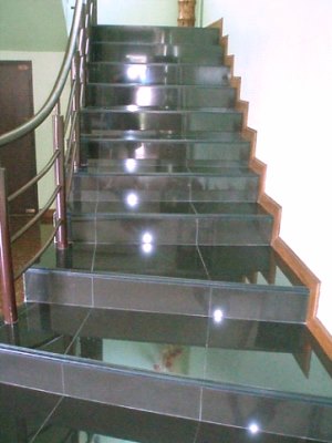 Treppenaufgang der Luxusvilla