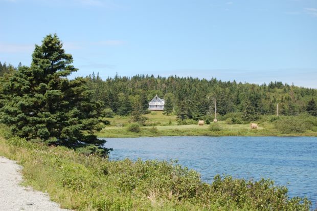 Wohnhaus am See Victoria Lake in Nova Scotia Kanada