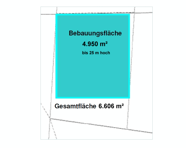 mögliche Bebauung vom Gewerbegrundstück mögliche Bebauung vom Gewerbegrundstück
