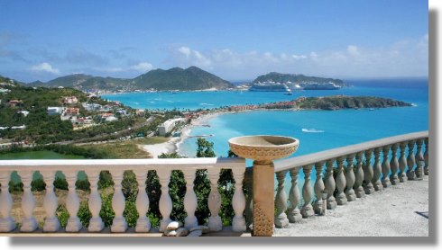 Villa mit Meerblick Sint Maarten der Insel St.Martin