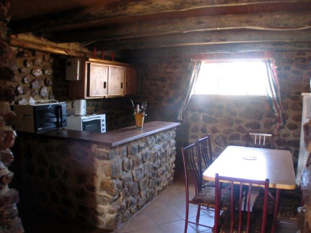 Kche einer Chalet auf der Gamefarm