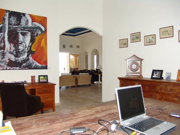 Arbeitszimmer im Einfamilienhaus auf Curacao