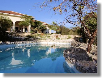 Villa am Meer mit Pool auf der Insel Curacao Karibik