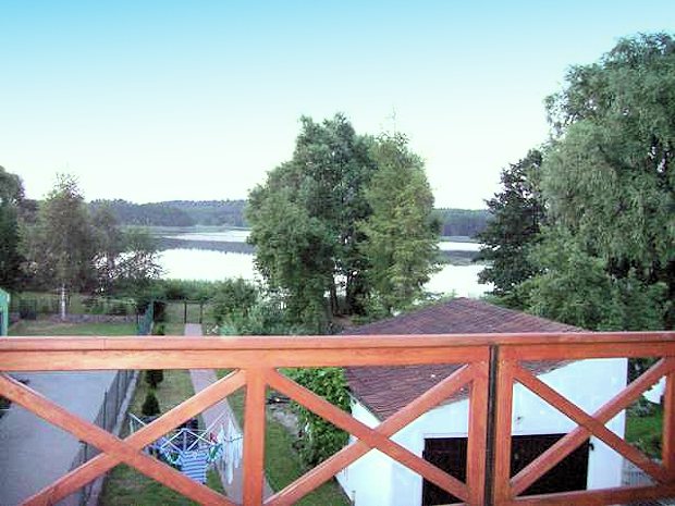 Blick auf den See Dubie vom Ferienhaus