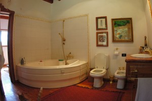 Badezimmer der Villa