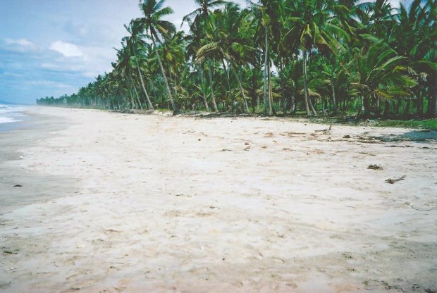 Strand von Ghana bei Senya Beraku