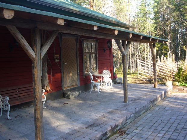 Gstehaus vom Ferienhaus in Lappland