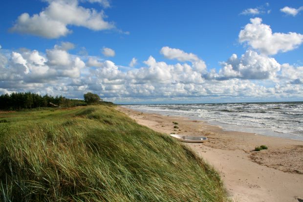 Ostseestrand nah der Baugrundstcke