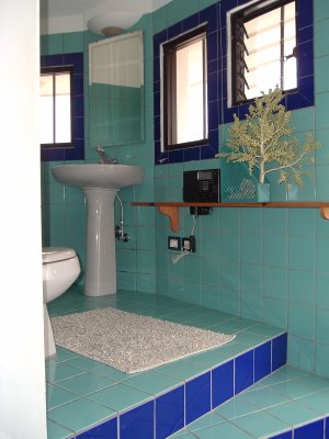 Badezimmer vom Haus auf Samana