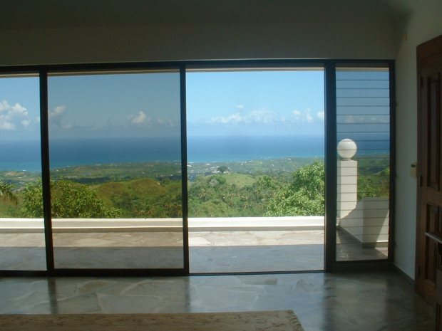 Wohnzimmer vom Einfamilienhaus in der Dominikanischen Republik