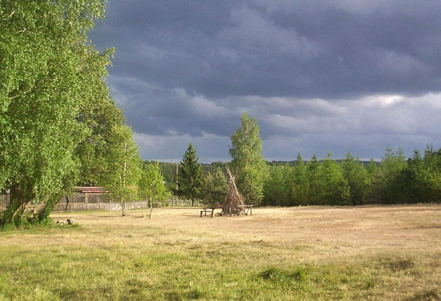 Grundstück des Einfamilienhauses in Pommern Grundstück des Einfamilienhauses in Pommern