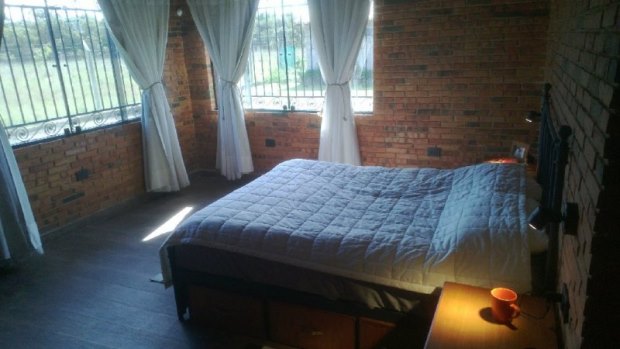 Schlafzimmer vom Wohnhaus bei Asuncion Paraguay