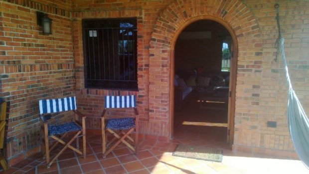 Terrasse Eingang vom Wohnhaus in Ypane Paraguay