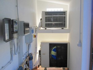 Klimaanlage separat vom Einfamilienhaus