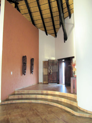 Eingangsbereich der Lodge