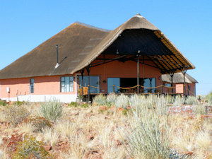 Privathaus der Lodge in der Region Karas von Namibia