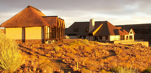Lodge auf dem Grundstck nah dem Fish River Canyon in Namibia