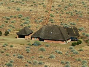 Privathaus der Lodge auf der Ranch in Namibia