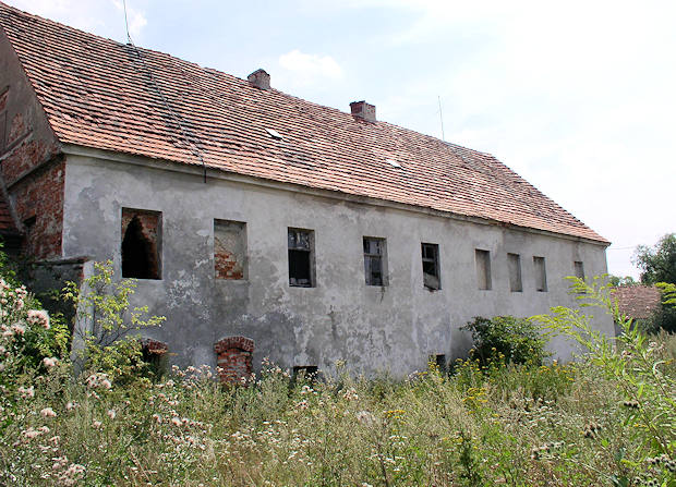 Rckansicht vom Ausbauhaus in Niederschlesien