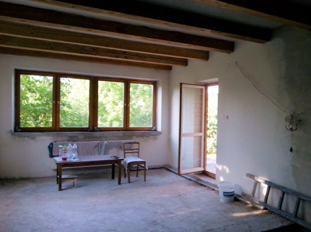 Wohnzimmer vom Ausbauhaus