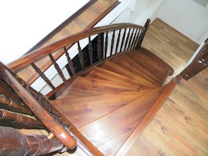 Trepopenhaus der Schlossvilla in Polen