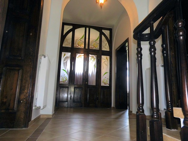 Eingangsbereich der Schlossvilla in Szubin