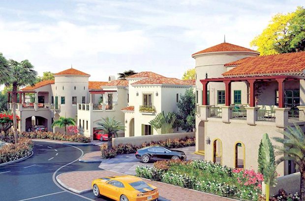 Häuser der Jumeirah Golf Estates von Dubai