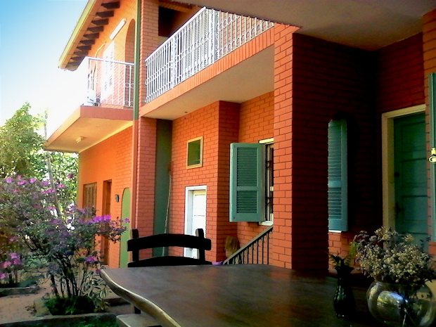 Terrasse vom Ferienhaus in Aregua