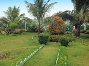 Garten der Villa