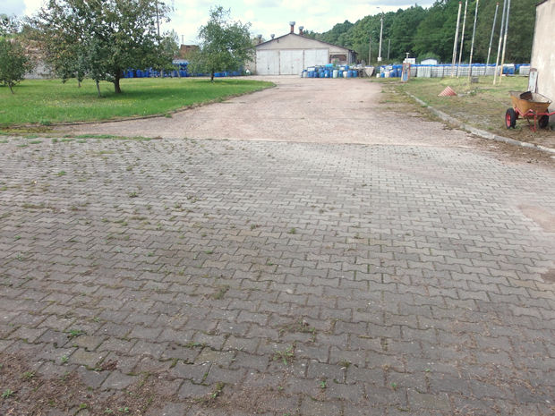 Lagerhalle Produktionshalle auf dem Gewerbegrundstck Kluczbork Polen