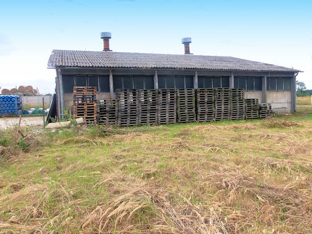 Lagerhalle auf dem Gewerbegrundstck in Oppeln Polen