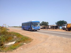 Accra Aflao Rd unweit dem Baugrundst�ck