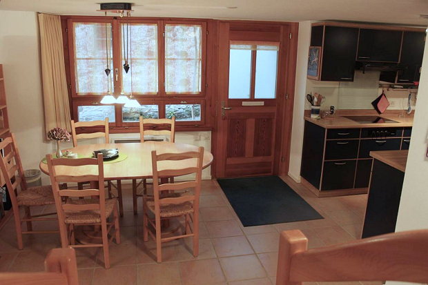 Küche und Essbereich vom Wohnhaus
