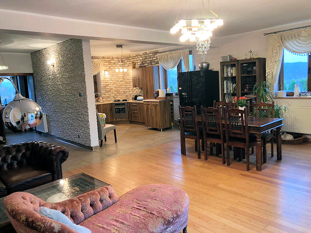 Wohnzimmer vom Wohnhaus in Osno Lubuskie