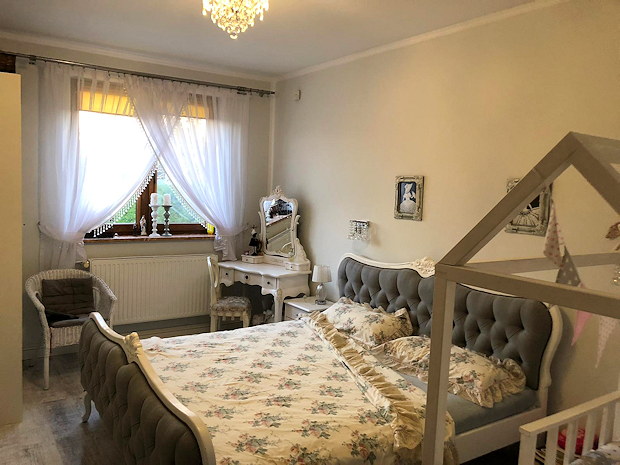 Schlafzimmer der Villa