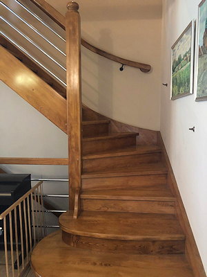 Treppenaufgang in der Villa