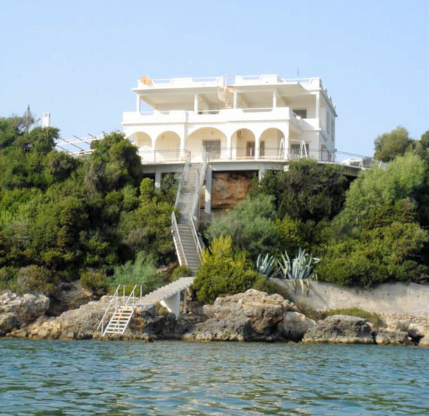 Strandhaus auf Peloponnes von Griechenland