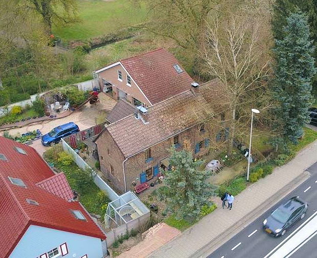 Luftbild vom Wohnhaus