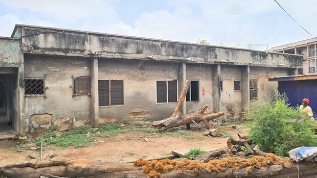 Gebudeteil auf dem Grundstck in Kumasi Ghana