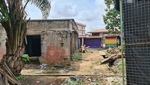 Abrissgrundstck in Kumasi