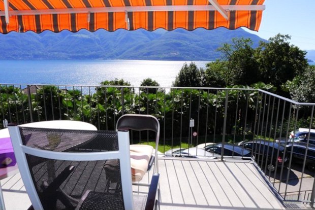 Ferienwohnung mit Blick auf den Lago Maggiore