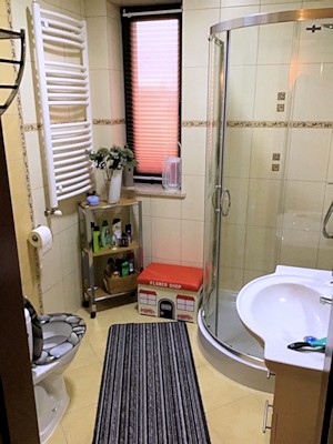 Duschbad des Wohnhauses in Polen