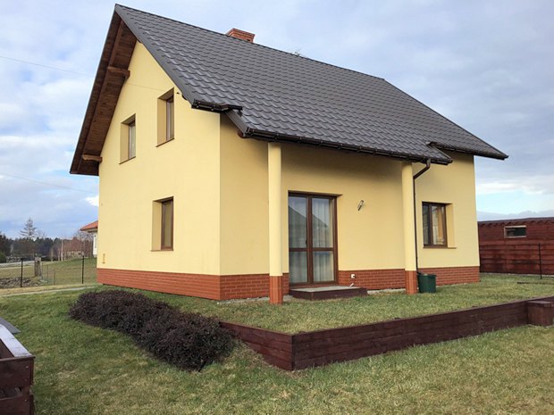 Terrasse vom Wohnhaus bei Sokolow Malopolski