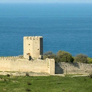 Burg von Neos Panteleimonas Griechenland