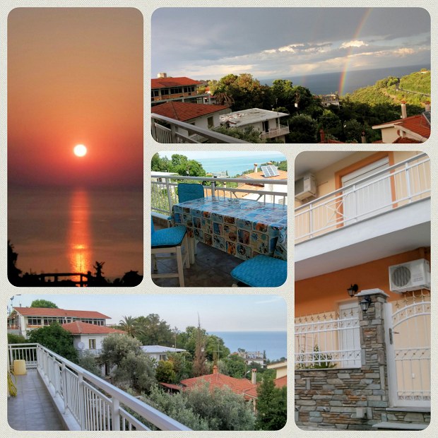 Ferienhaus mit Ferienwohnungen in Neos Panteleimonas Griechenland