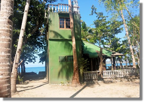 Strandhuser Wohnhuser auf Busuanga Island Palawan