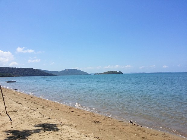 Meer und Strand der Ferienanlage Resort auf Busuanga