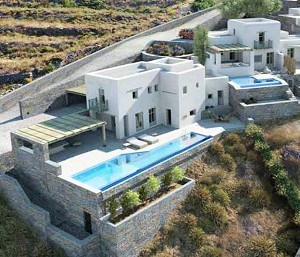 Ferienhaus mit Pool und Meerblick auf Paros